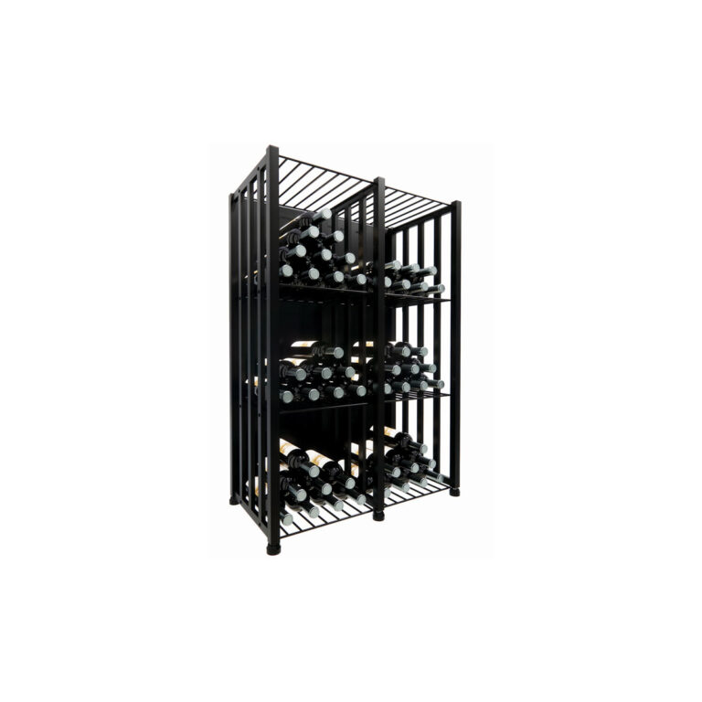 Case & Crate Metal Wine Storage Bin Short (freestanding wine bottle