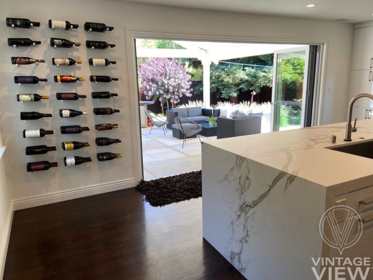 Vino Pins 1 Bottle Set wall mounted metal wine rack peg system