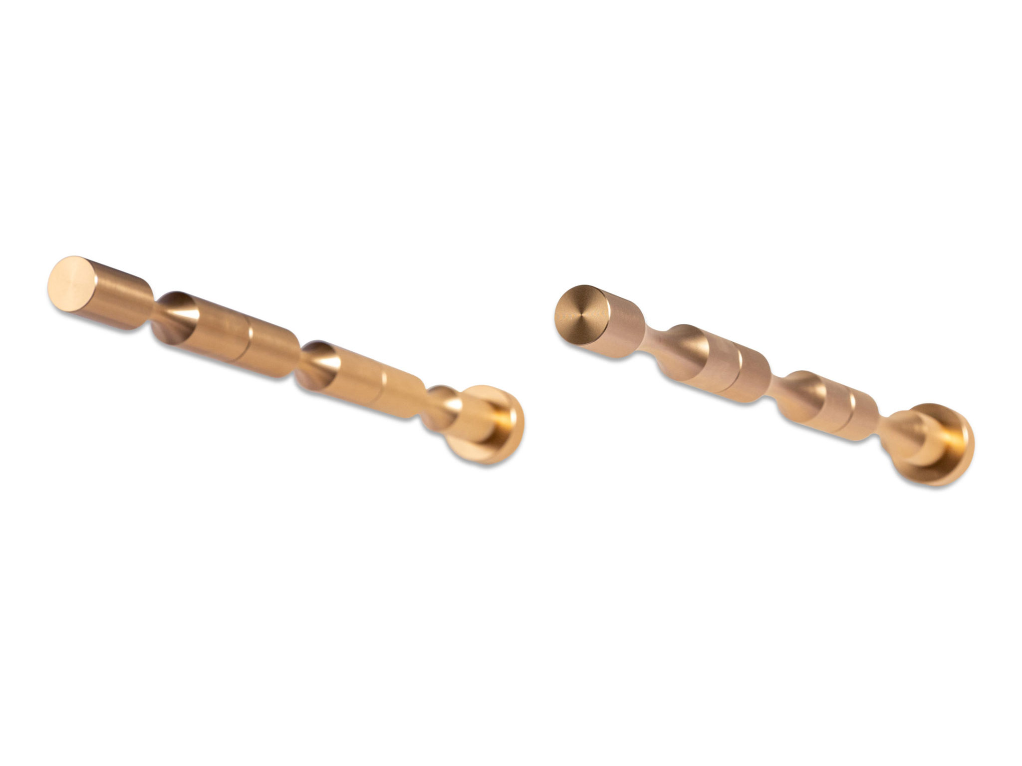 thumbnail image 2 of Matte Gold Wine Wall Mounts - Set Of 5 Aluminum Bottle Display Pegs For Home Bar Decor 2 of 12
