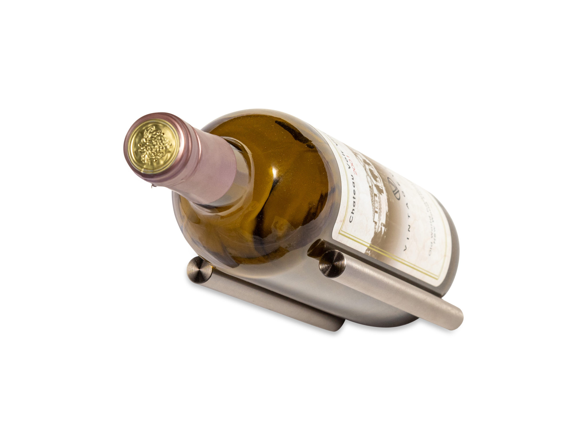 Vino Rails wall mounted metal wine rack peg system VintageView