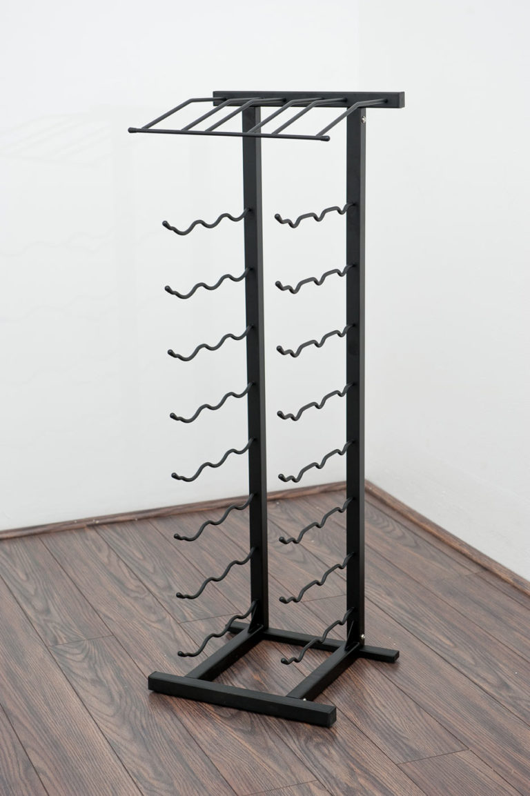 W Series Floor Standing Metal Wine Rack (freestanding display