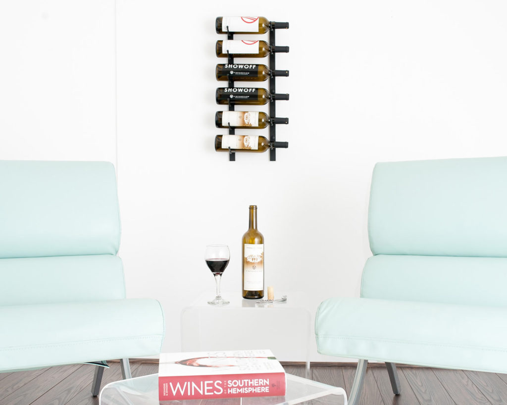 W Series 2 – 610mm Wall Mounted Metal Wine Rack (6-18 bottles ...